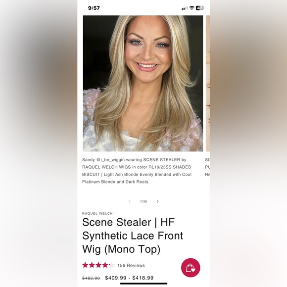 Raquel Welch wig, Vibralite - Picture 14 of 14